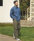 MR.OLIVE / 6oz DENIM / BLEACH WASH SERVICEMAN SHIRT / ミスターオリーブ / 6オンスデニム/ブリーチウォッシュ サービスマンシャツ